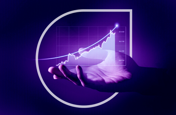 Capa do Blog "Tráfego Pago para Iniciantes" com um gráfico mostrando uma curva de crescimento.