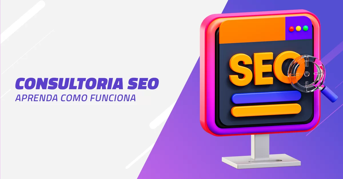 Banner com o titulo do texto, sendo "Consultoria SEO: entenda sua prática"