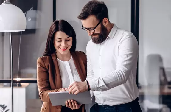 Setor comercial de uma empresa.