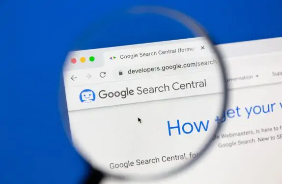 imagem de navegação do google search central, para apresentar o october 2023 core update